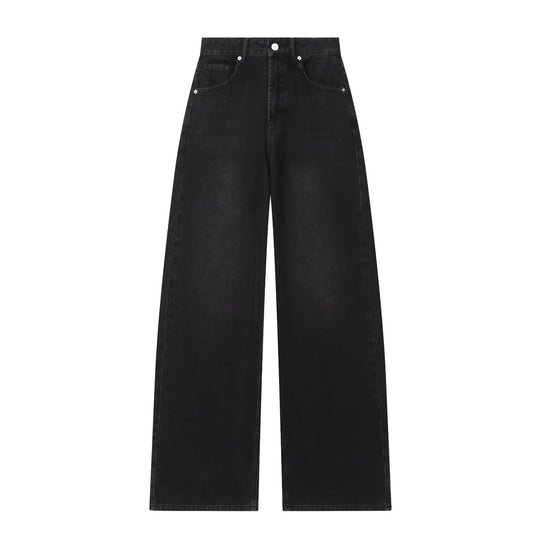 Damen Hochtaillierte Jeans mit weitem Bein und geradem Schnitt Shop Nory