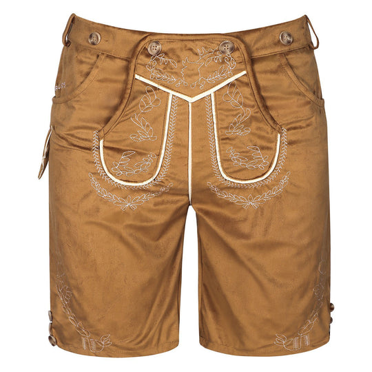 Herren nan kurze Trachtenhose mit besticktem Hosenlatz und Komfortbund Shop Nory