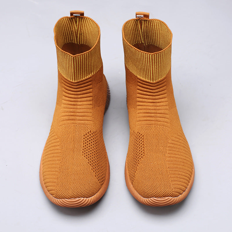 Damen High-Performance Stricksocken Sneakers