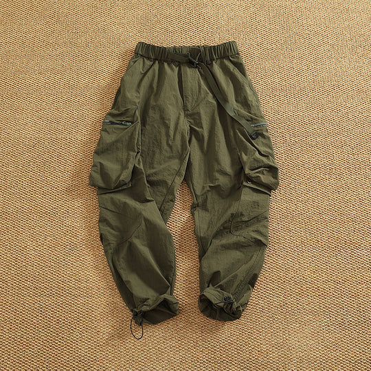 Herren Cargo-Hose mit praktischen Taschen und elastischem Bund Shopnory