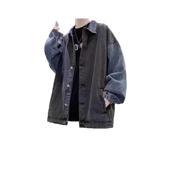 Herren Lässige Oversized Jeansjacke Shop Nory