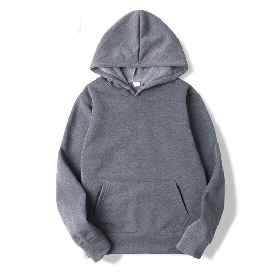 Unisex schlichter Kapuzenpullover mit Kängurutasche, gerippten Bündchen und relaxed Fit Shop Nory