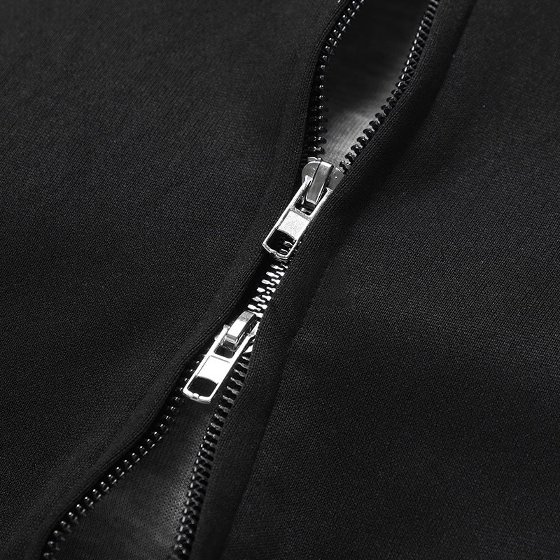 Herren Modische Kapuzenjacke mit hohem Kragen Shop Nory
