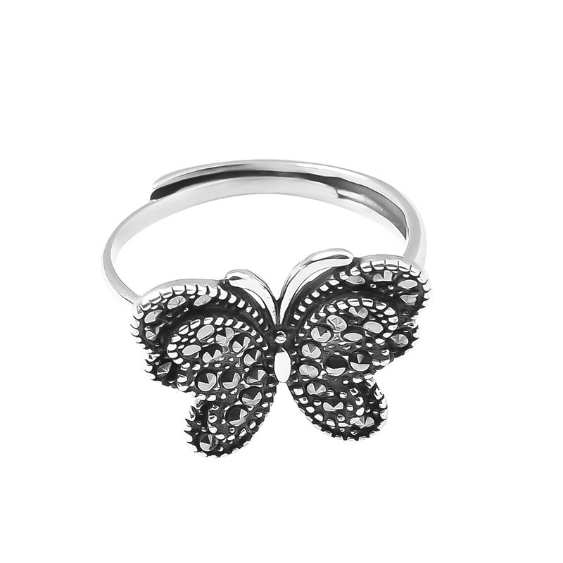 Damenring mit filigranem Blumendesign und bunten Akzenten Shop Nory