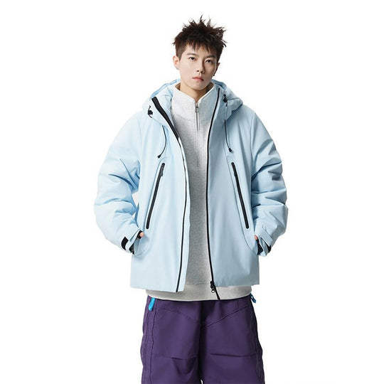 Herren wattierte, wasserabweisende Tech-Outdoorjacke mit Kapuze Shop Nory