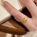 Damenring mit kunstvollem Fleur-de-Lys-Design und elegantem Zirkonia-Besatz Shop Nory