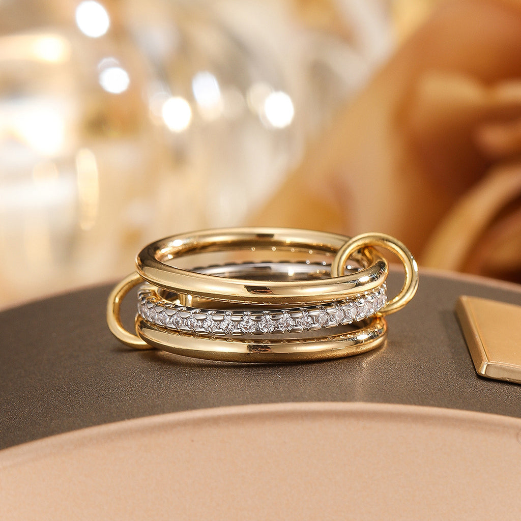Damen eleganter und funkelnder Ring Shop Nory