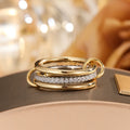 Damen eleganter und funkelnder Ring Shop Nory