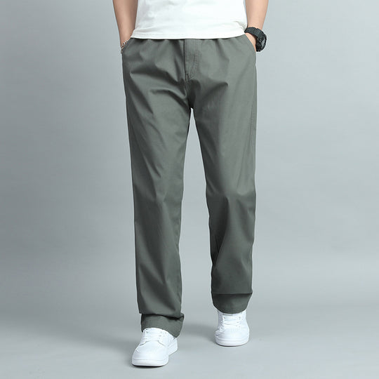 Herren Bequeme Chino-Baumwollhose Shop Nory