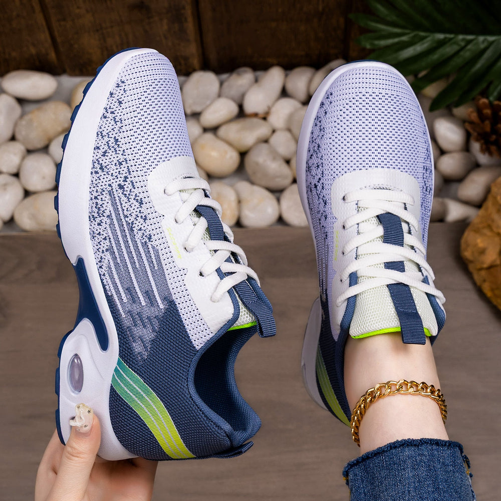 Damen Ultraleichte und atmungsaktive Laufsneaker mit stoßdämpfender Sohle