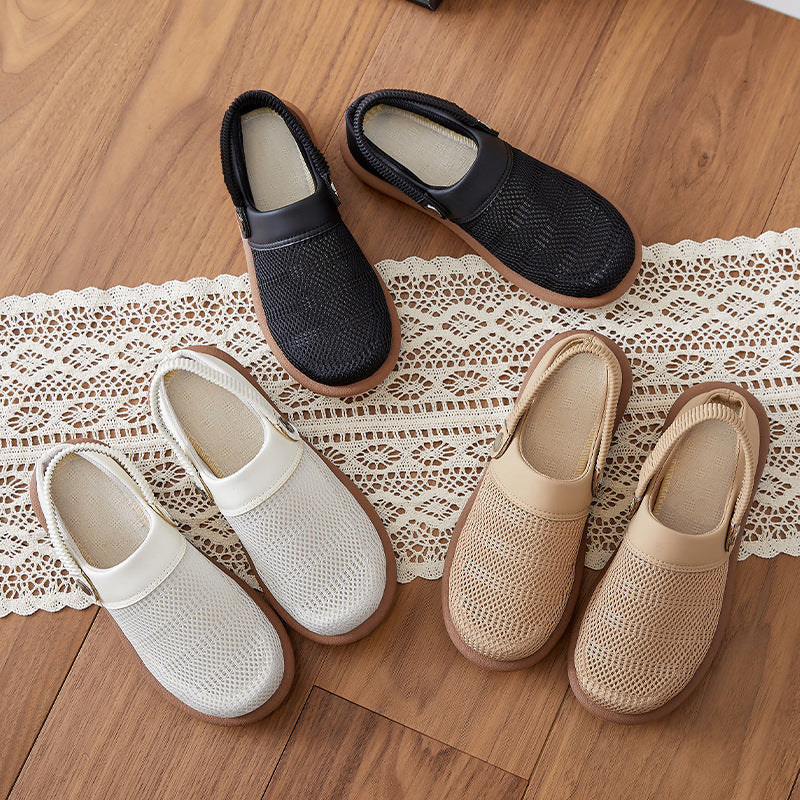 Damen Leichte und atmungsaktive Clogs mit flexiblem Tragekomfort