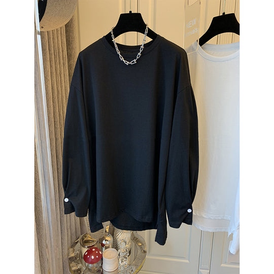 Damen Lässiges Langarmshirt mit modernem Schnitt Shop Nory