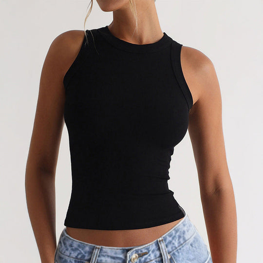 Damen Sportliches Ripp-Trägershirt