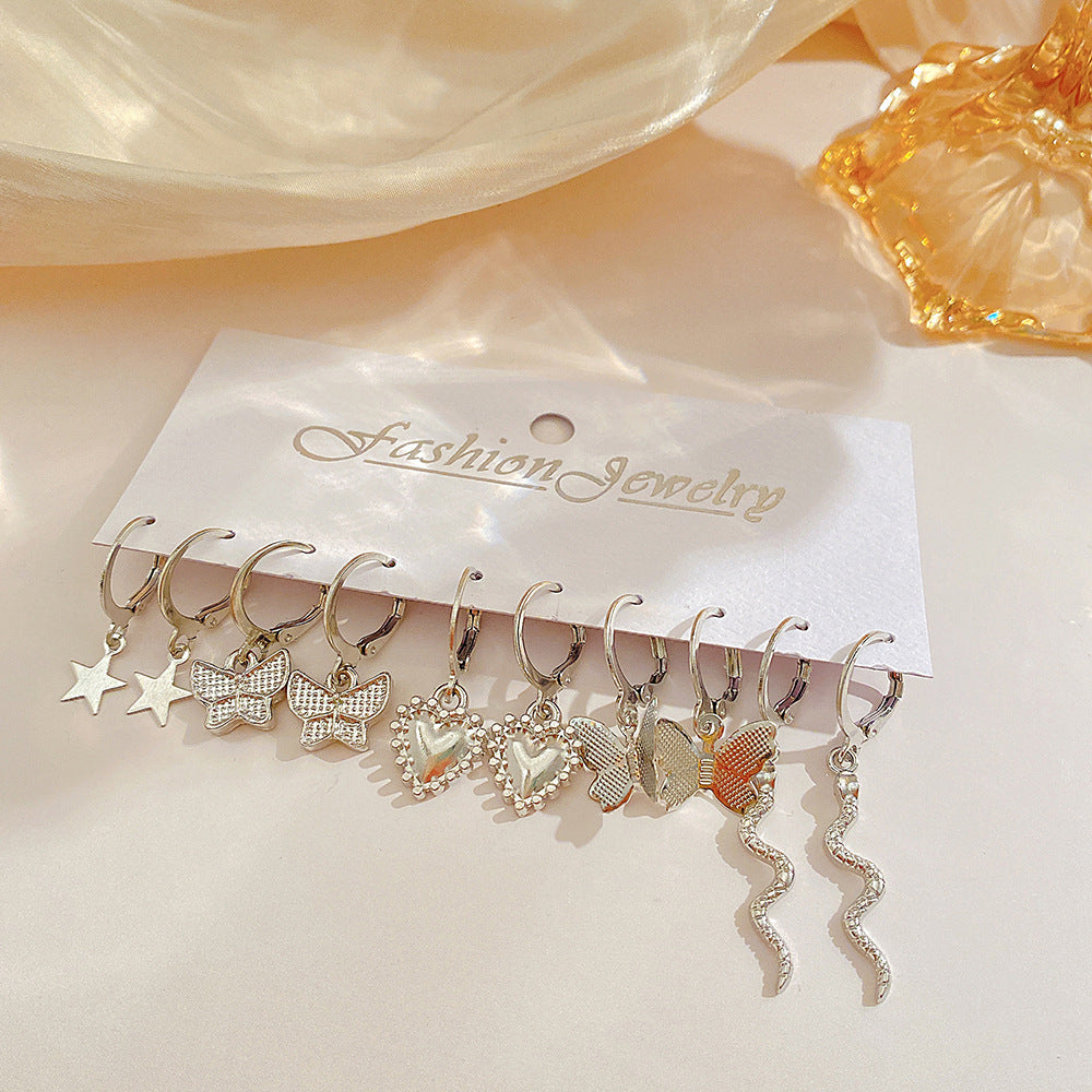 Damen Ohrringe Set mit verspielten Designs und funkelnden Details Shop Nory