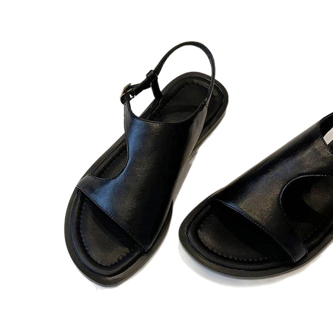 Damen Lederelastische Sandalen