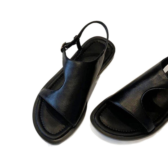Damen Lederelastische Sandalen