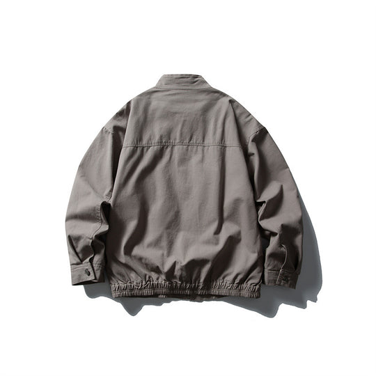 Herren Boxy-Fieldblouson mit Stehkragen, Frontreißverschluss und Pattentaschen Shop Nory