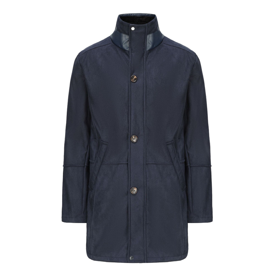 Herren Mantel im Fieldcoat‑Style mit Teddykragen und Zweiwege-Reißverschluss Shop Nory