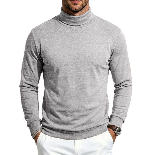 Herren Feinstrick‑Rollkragenpullover mit schmaler Silhouette und elastischen Bündchen Shop Nory