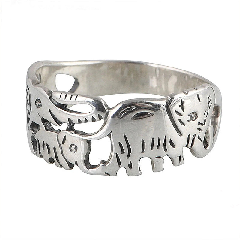 Damenring mit Elefantenmotiv Shop Nory