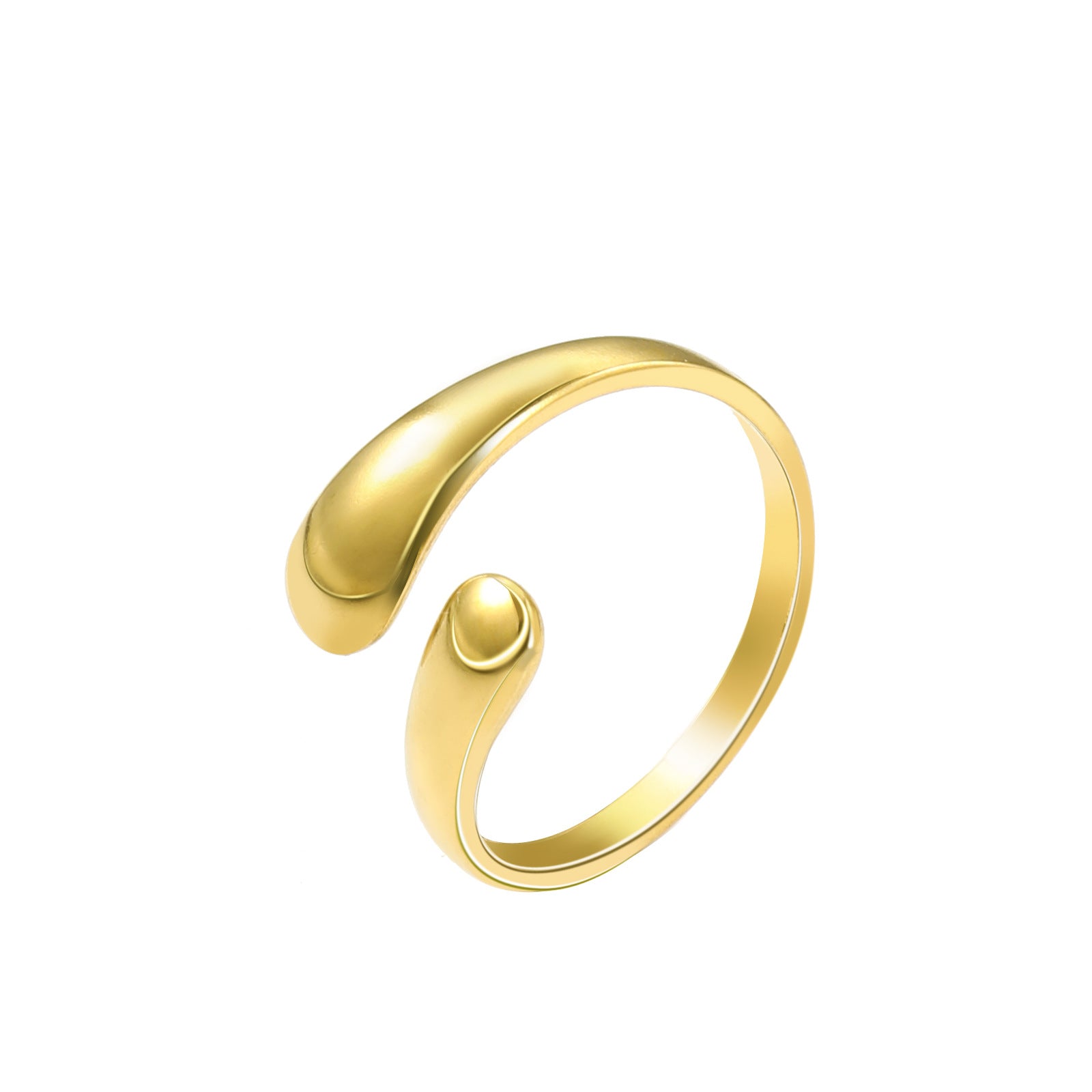 Damen Ring mit kreativem, geschwungenem Design Shop Nory