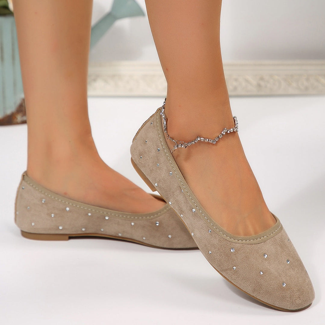 Damen Elegante und funkelnde Ballerinas