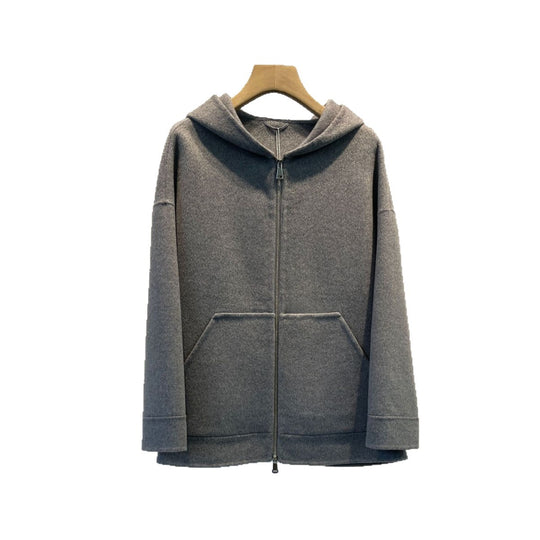 Stylische Fleecegefütterte Zip-Up Jacke für Damen Shop Nory