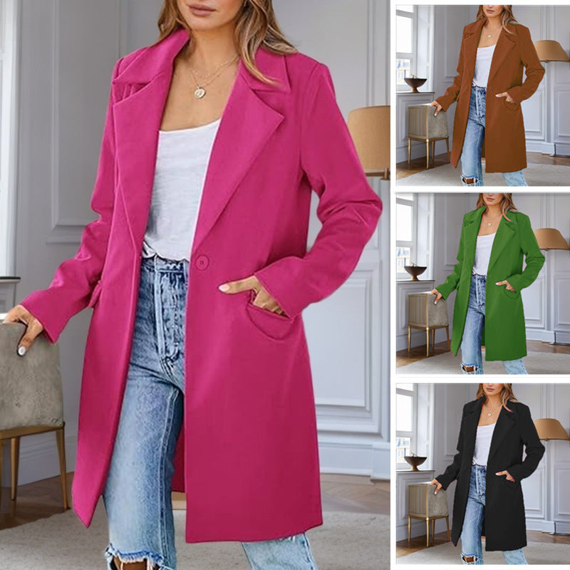 Damen Eleganter Freizeitmantel