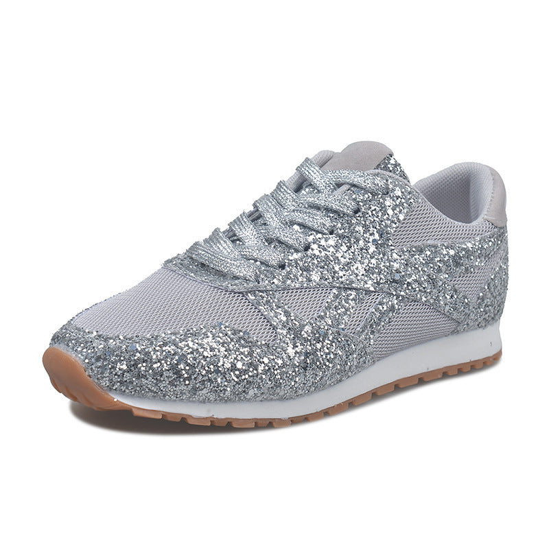 Damen Glitzernde Freizeitsneaker