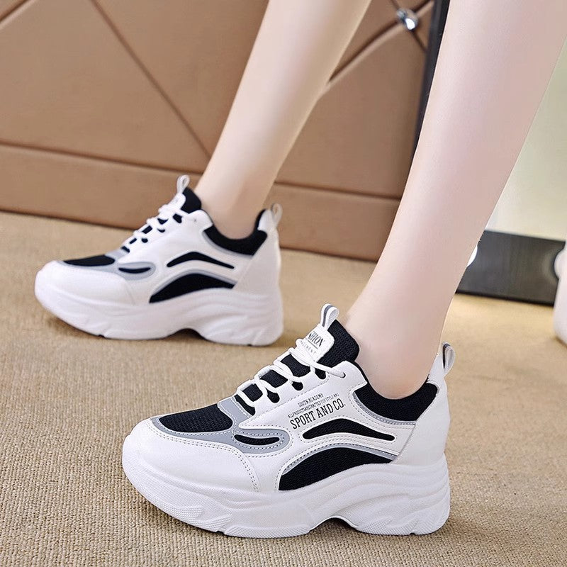 Damen Modische Chunky Sneakers mit ergonomischer Dämpfung und stabiler Sohle