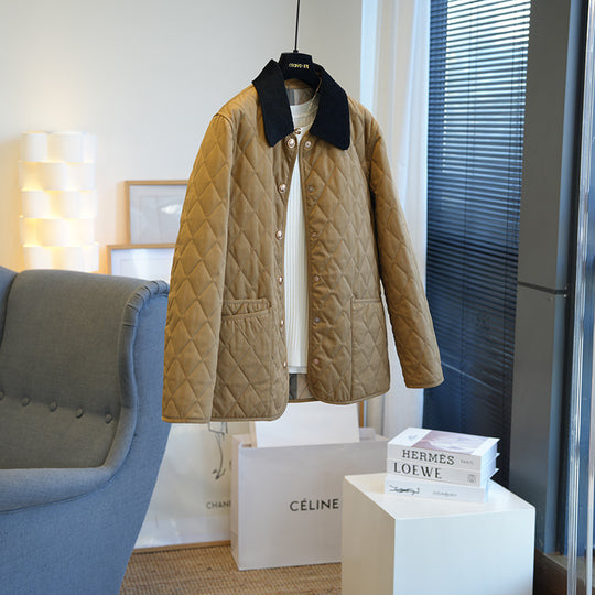 Damen Modische Steppjacke mit klassischem Kragen Shop Nory