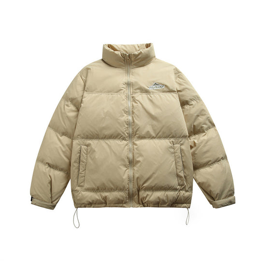 Unisex Boxy-wattierte Thermojacke mit Kordelzugsaum und Stehkragen Shop Nory