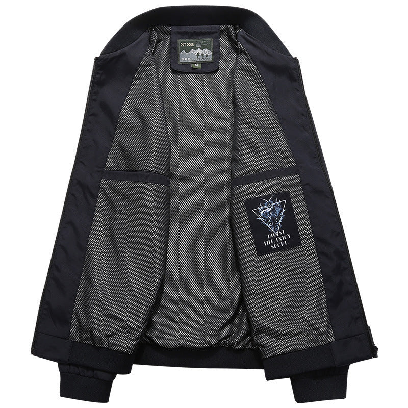 Herren Leichter Bomberblouson mit Mesh‑Futter, Reißverschlusstaschen und Stehkragen Shop Nory