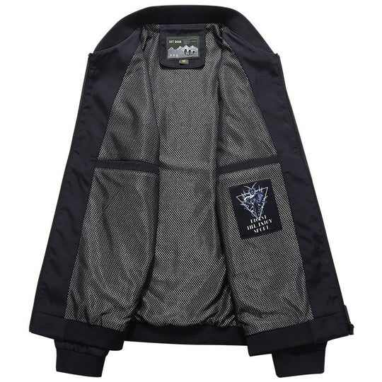 Herren Leichter Bomberblouson mit Mesh‑Futter, Reißverschlusstaschen und Stehkragen Shop Nory