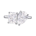 Damen Ring mit funkelnden facettierten Kristallen und elegantem Design Shop Nory