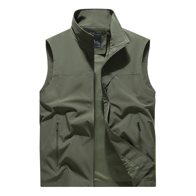 Herren Softshell-Outdoorweste mit winddichter Mikrofaserschale, Mesh-Innenfutter und Reißverschlusstaschen Shop Nory