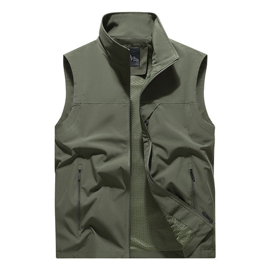 Herren Softshell-Outdoorweste mit winddichter Mikrofaserschale, Mesh-Innenfutter und Reißverschlusstaschen Shop Nory