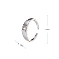 Damen Ring mit funkelndem Zirkonstein und modernem Design Shop Nory