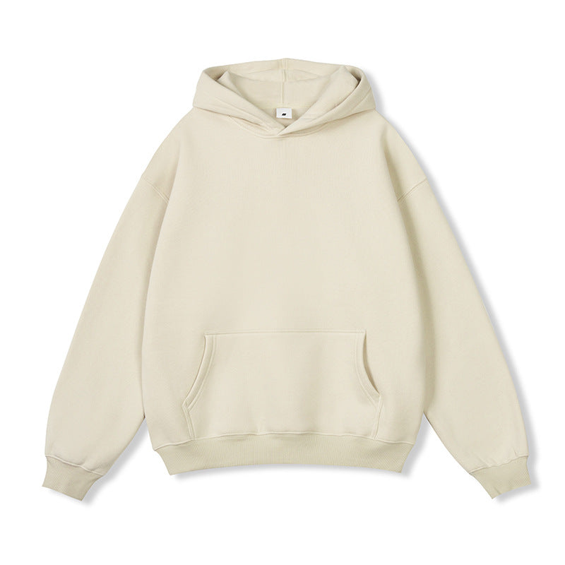 Unisex Oversize-Kapuzenpullover aus Baumwollmix mit Kängurutasche und gerippten Bündchen Shop Nory
