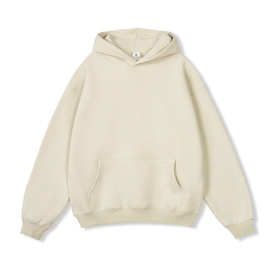Unisex Oversize-Kapuzenpullover aus Baumwollmix mit Kängurutasche und gerippten Bündchen Shop Nory