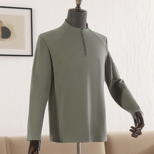 Damen Sportliches Langarmshirt mit Reißverschluss Shop Nory