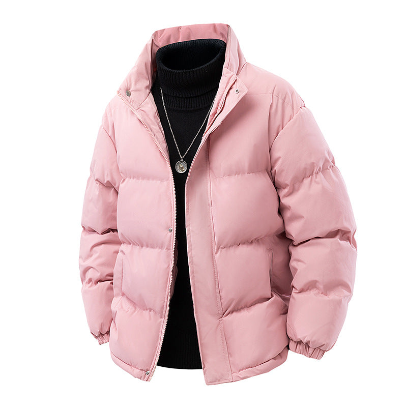 Herren Wattierte Oversize-Pufferjacke mit wasserabweisender Shell, hohem Stehkragen und verdecktem Reißverschluss Shop Nory