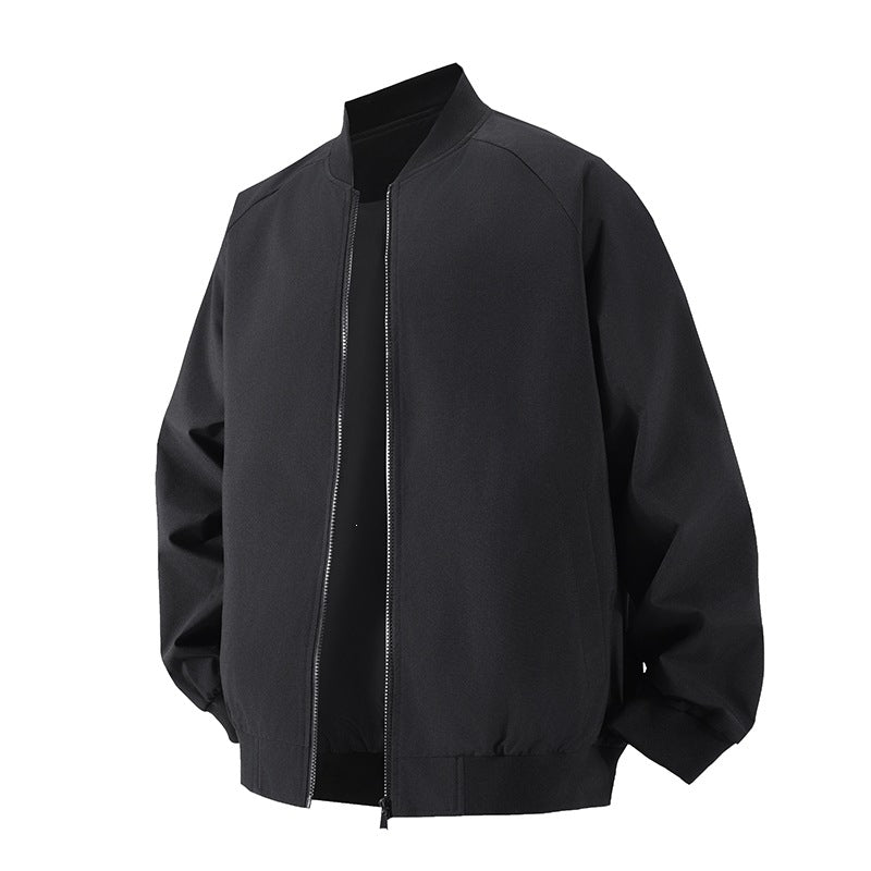 Herren Modische Bomberjacke mit elastischen Bündchen Shop Nory