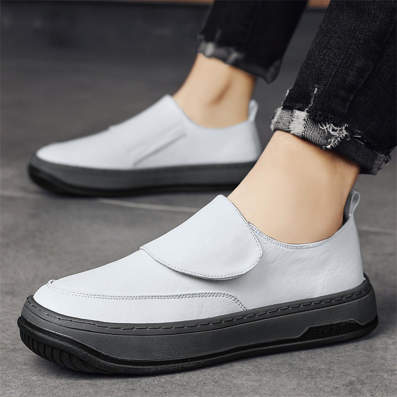 Herren Slip-On Sneaker mit Klettverschluss und dicker Plateausohle Shopy Nory