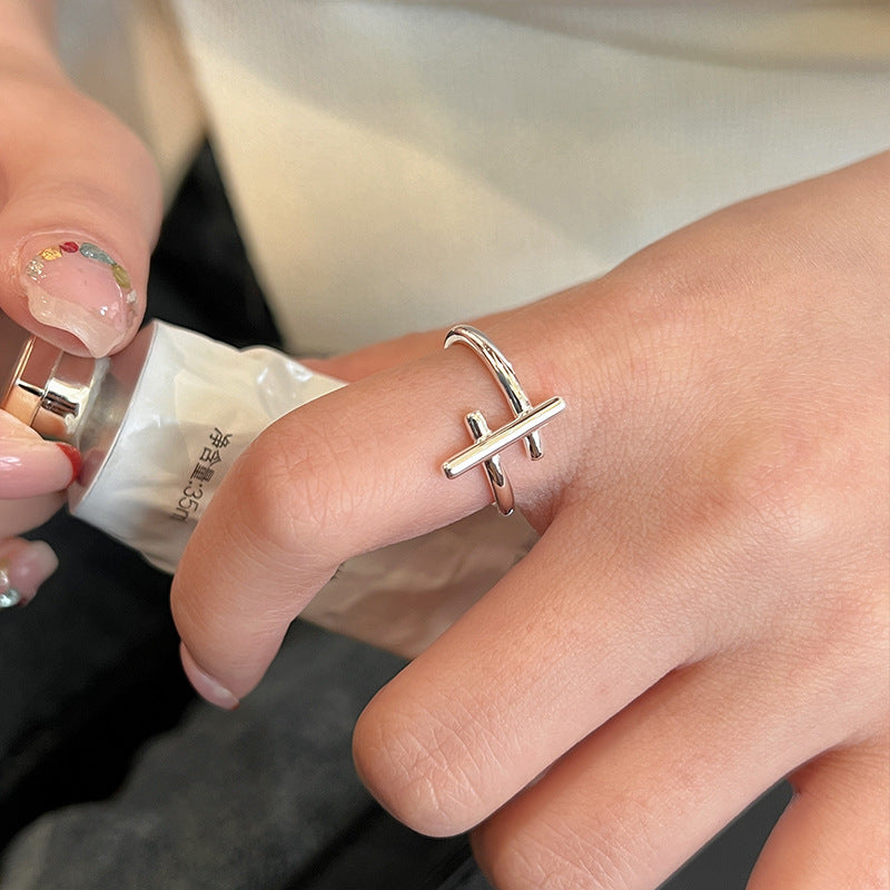 Damen Offener Ring mit modernem minimalistischen Design Shop Nory