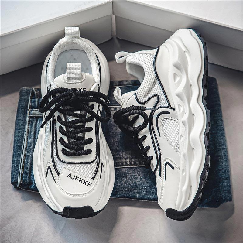Damen Voluminöse Retro-Chunky-Sneaker mit atmungsaktivem Mesh-Overlay und skulpturaler Komfortsohle Shopy Nory