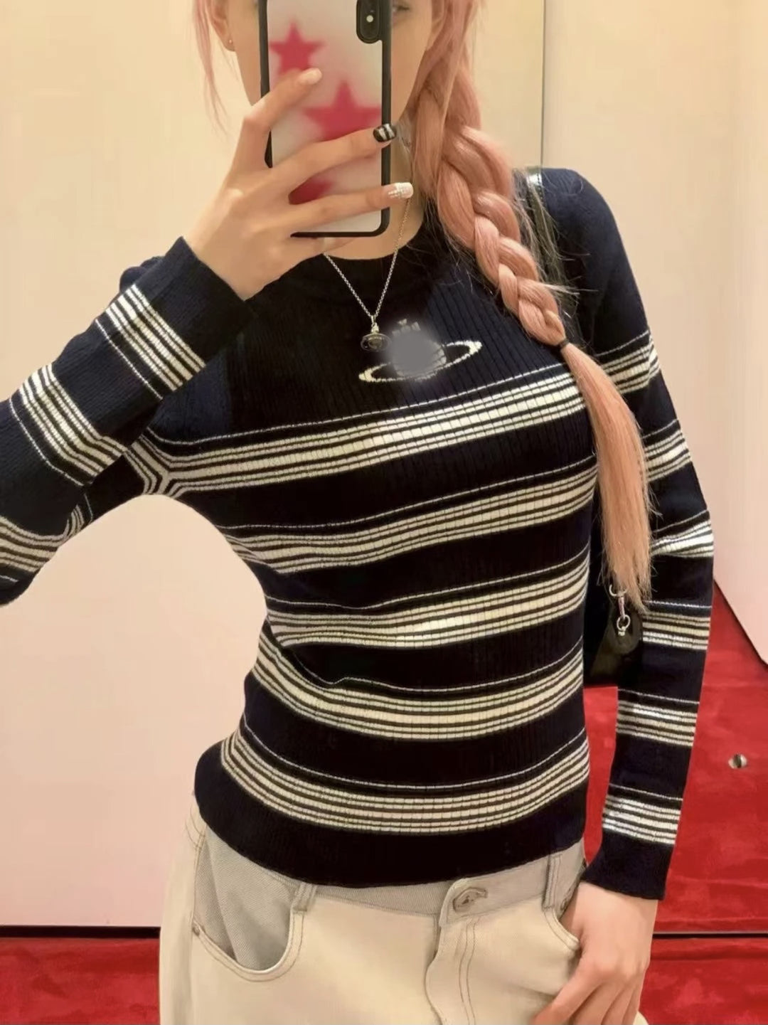 Damen Langarmshirt Shop Nory