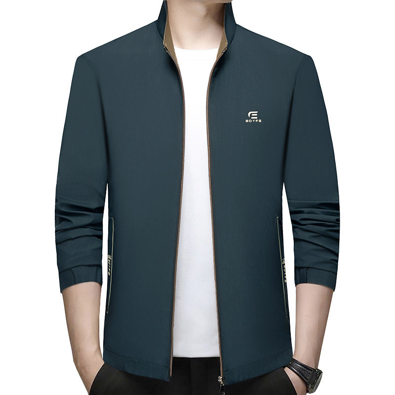 Herren Feldjacke mit Kontrast-Einsätzen und Brust-Reißverschlusstasche Shop Nory