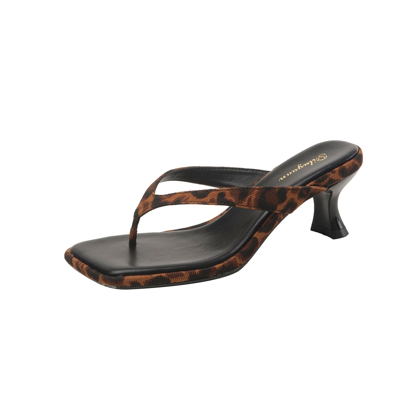 Damen modische Flip-Flops mit geschmackvollem Punktedesign und elegantem Absatz