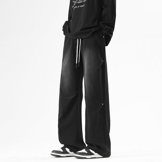 Herren Weite Baggy-Sweathose mit Kordelzug und elastischem Beinabschluss Shop Nory